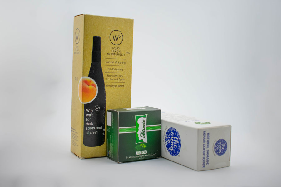 W2 Face Moisturiser Printing & Packaging