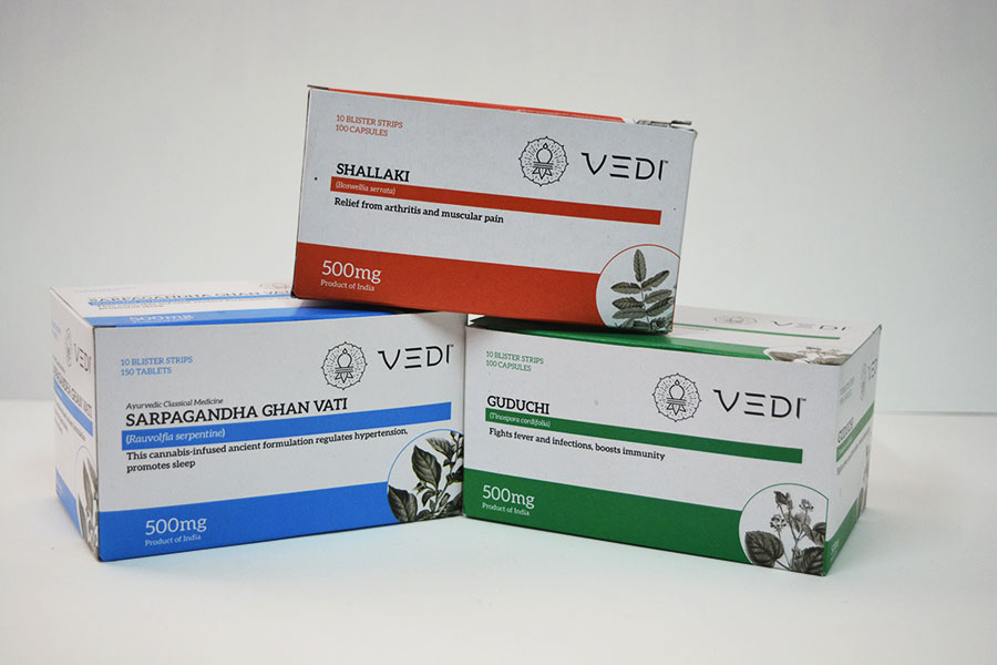 Vedi Ayurvedic Tablets Printing & Packaging